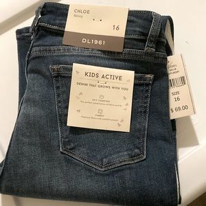 DL1961 KIDS CHLOE SKINNY JEANS NWT  16